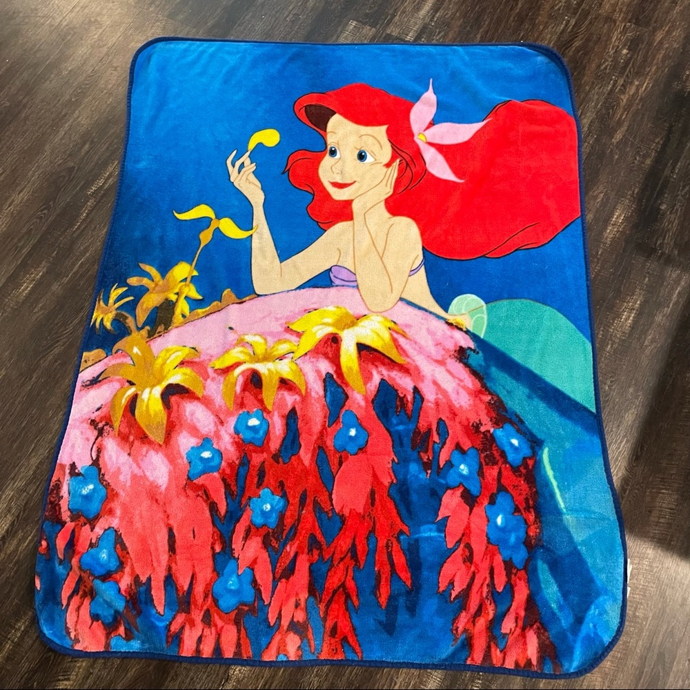 Little Mermaid Kids Fleece Blanket